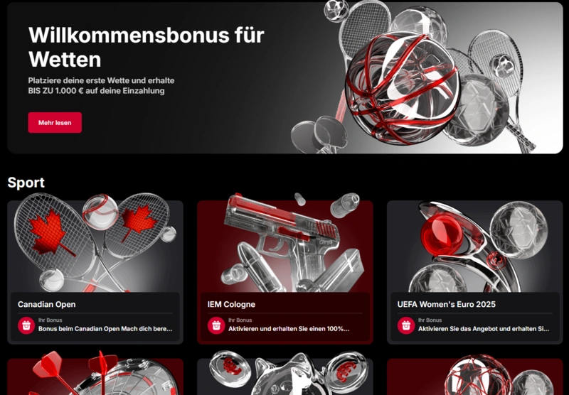 vulkanspiele bonuses page