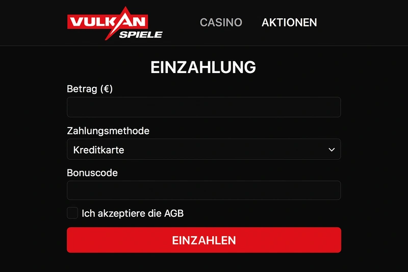 vulkanspiele deposit page