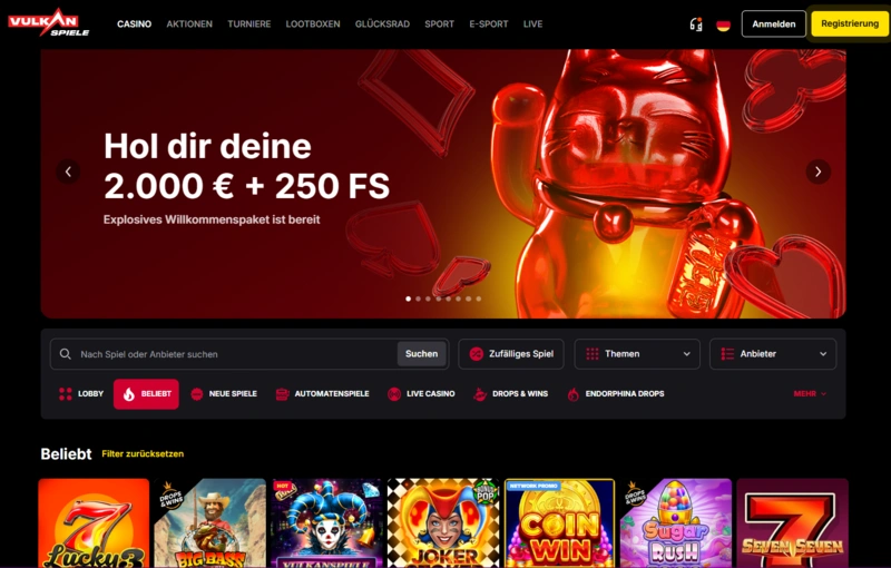 vulkanspiele home page